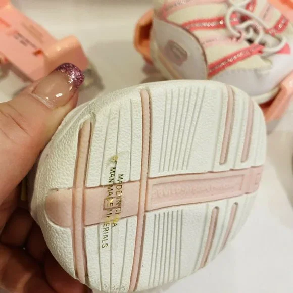 Lot Build A Bear Workshop Pink Roller Skates & sneaker lot for plush animals - Picture 8 of 13